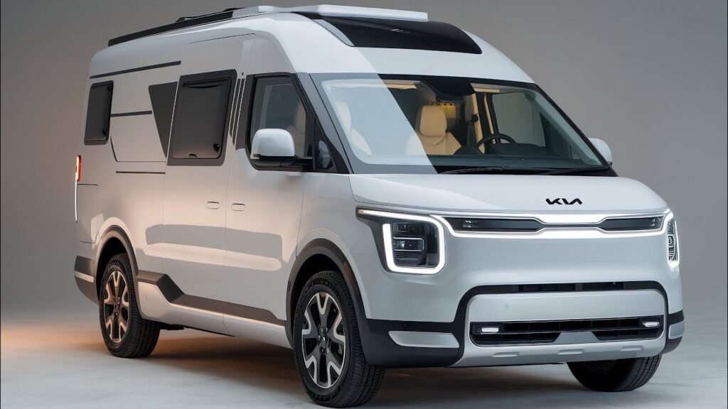 Kia Camper Van 2026 Revealed with Bed, Kitchen and Adventure Features
